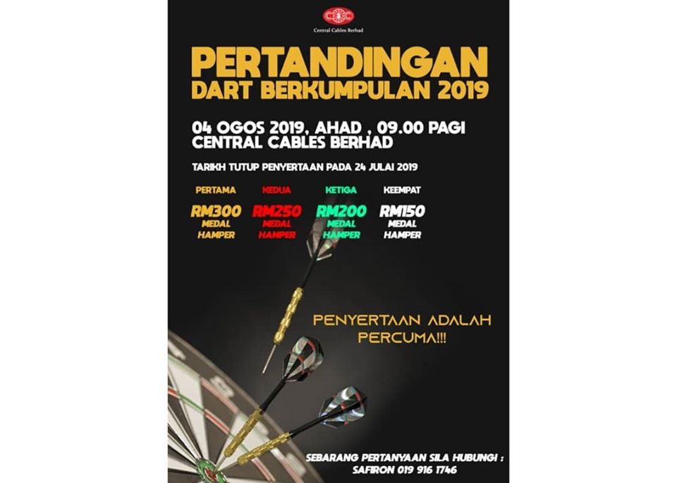 Pertandingan Dart Berkumpulan 2019